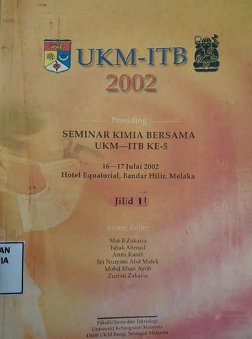 Cover Prosiding Seminar KImia Bersama UKM-ITP Ke-5 16-17 Julai 2002